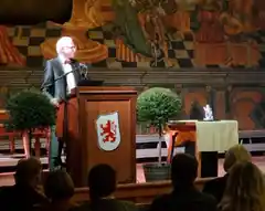Historischer Rathaussaal auch nur irgendein Saal