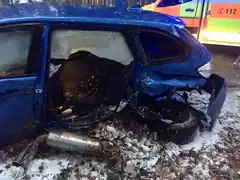 Zwei Verletzte bei Unfall am Nachmittag