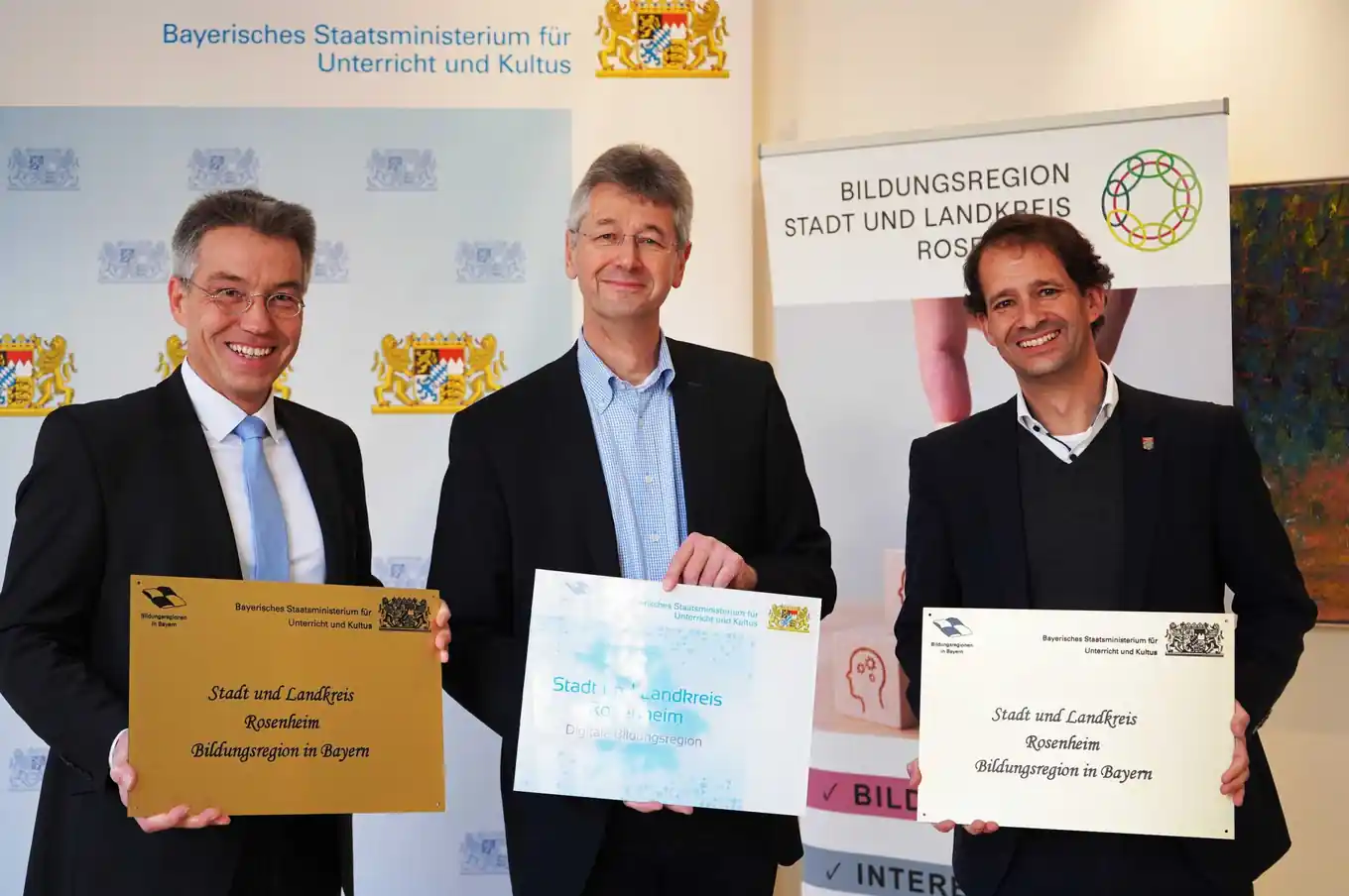 Kultusminister Piazolo überreichte Qualitätssiegel