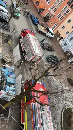 Gasaustritt in der Altstadt