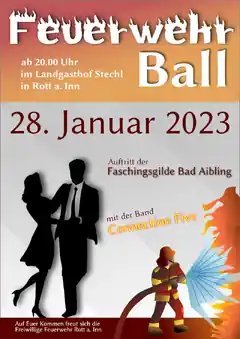 Am Samstag der beliebte Feuerwehrball in Rott