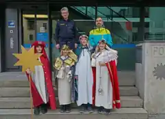 Segen für die Polizei: Sternsinger kamen