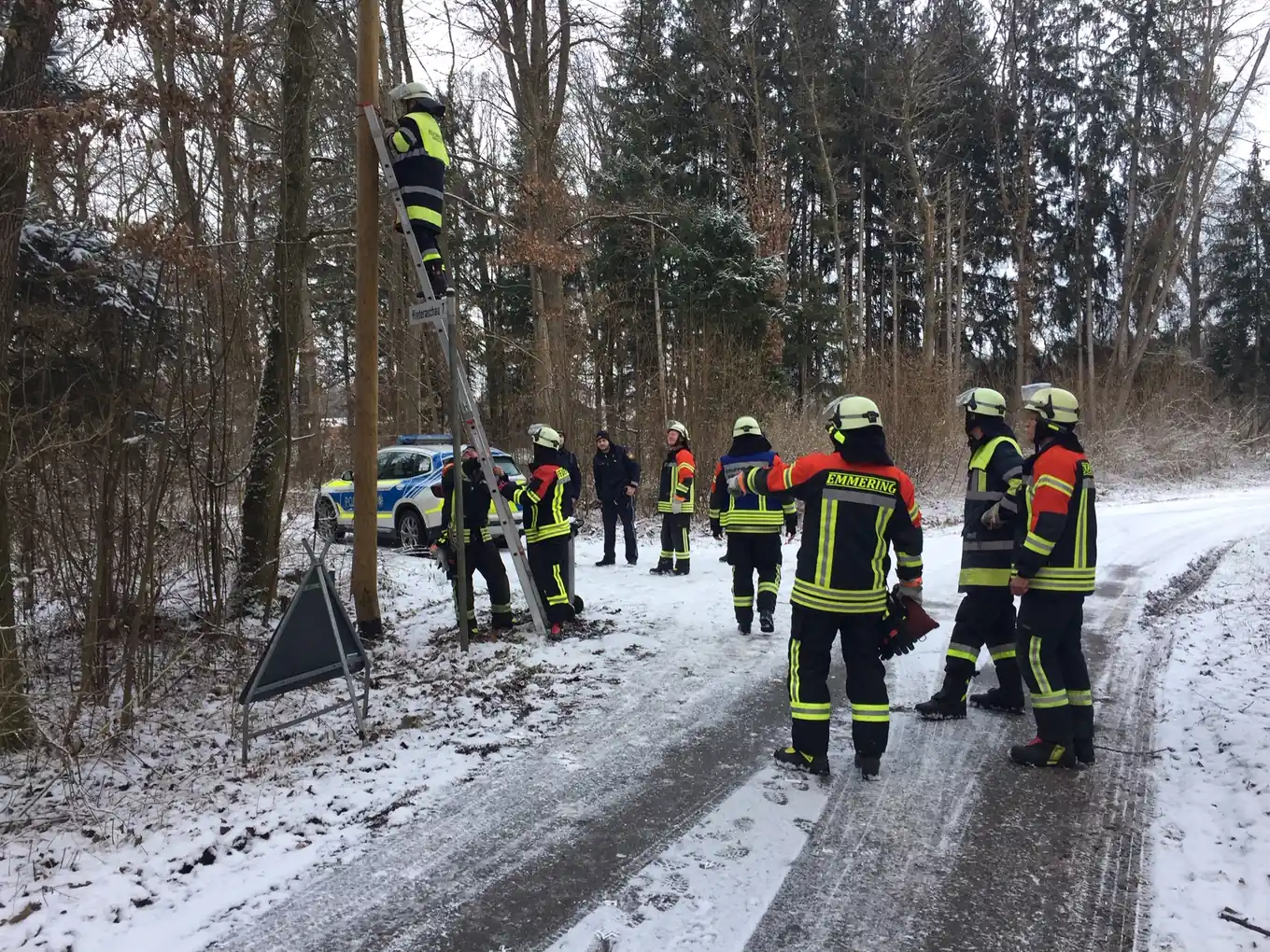 8.45 Uhr: Alarm für die Pfaffinger Wehr