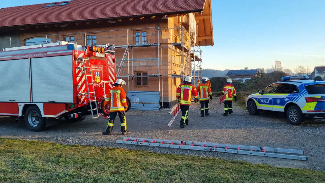 8.30 Uhr: Einsatz für die Feuerwehr