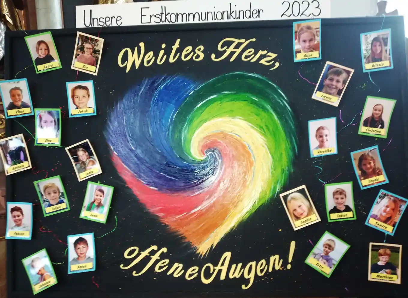 Weites Herz, offene Augen