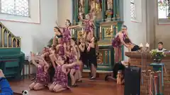 Beim Gottesdienst war einiges geboten