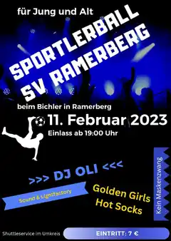 Sportlerball in Ramerberg