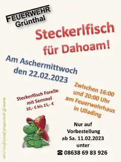Steckerlfische für dahoam