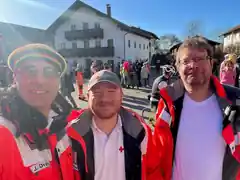 Mit 120 Einsatzkräften beim Fasching dabei