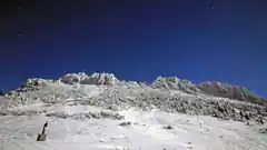 Klirrender Blick durch die Linse