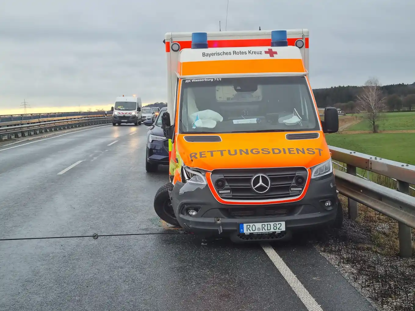 Unfall mit Rettungswagen: Der Polizeibericht