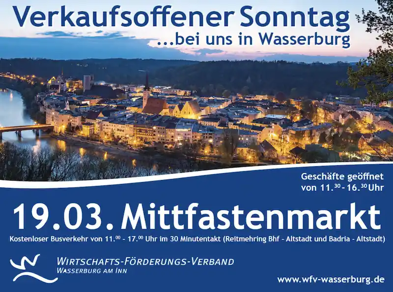 Am Sonntag ist Mittfastenmarkt