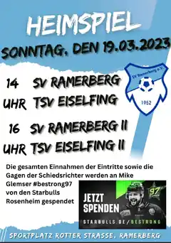 Ramerberger Fußballer wollen helfen