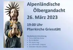Alpenländische Ölbergandacht in der Pfarrkirche
