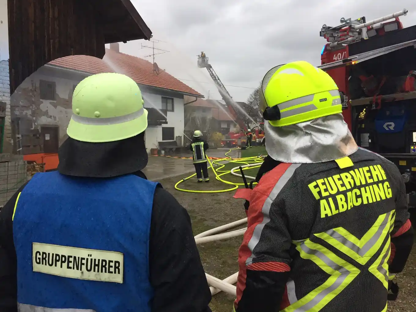 Vier Feuerwehren in Kalteneck „im Einsatz“