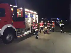 Samstag, 19.30 Uhr: Brand an Hausfassade