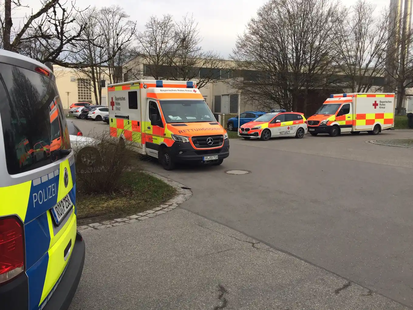 Großaufgebot an Rettungskräften in Gabersee