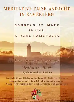 Meditative Taizé-Andacht in Ramerberg