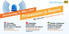 Am Donnerstag ein Probealarm