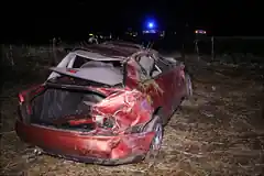 Umfangreiche Suchaktion nach Unfall