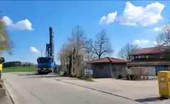 Sondierungsbohrungen in Schonstett