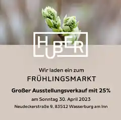 Frühlingsmarkt bei HUBER