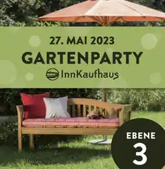 Morgen große Gartenparty