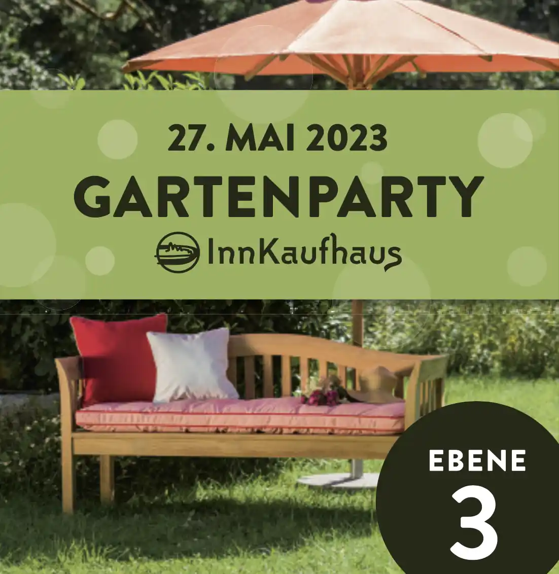 Morgen große Gartenparty