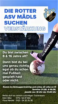 Fußball-Mädels suchen Verstärkung