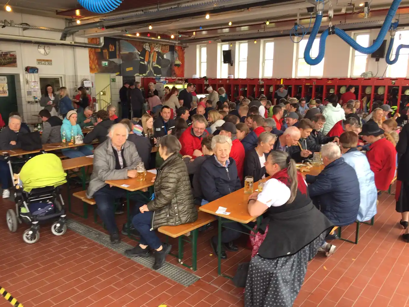 Tolle Stimmung bei der Feuerwehr