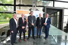 Mit dem Ministerpräsidenten im Austausch