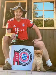 Fanclub beim Festzug mit dabei