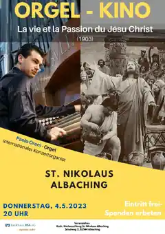 Kirchen-Konzert zu einem Stummfilm