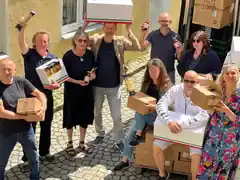 Eine halbe Tonne Pasta für die Tafel