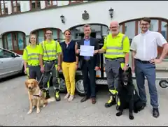 Neue Ausrüstung für Rettungshundestaffel