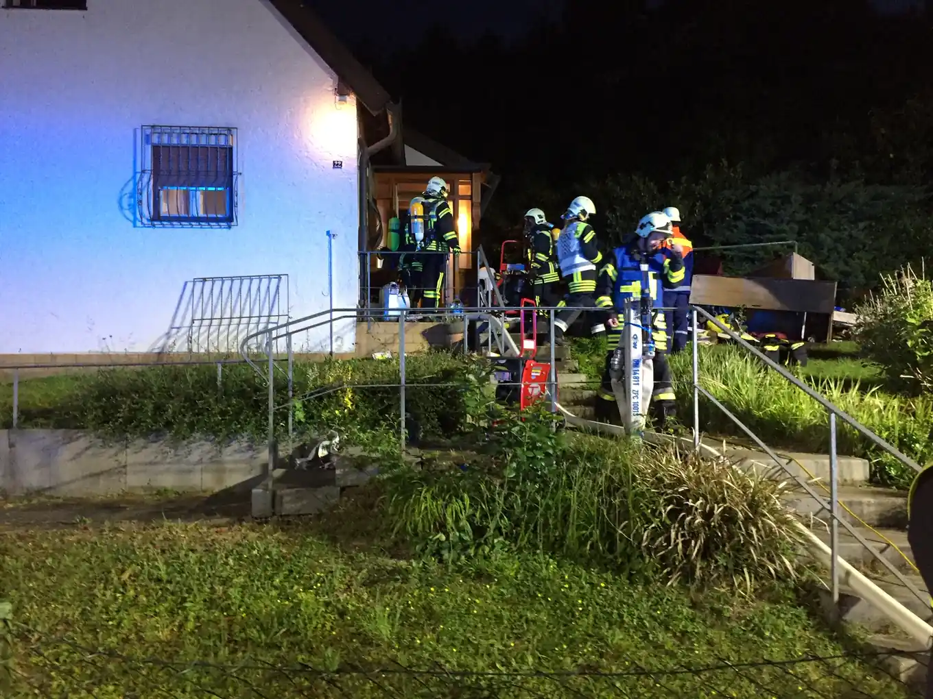 Glücklicher Ausgang nach Brand