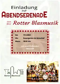 Abend-Serenade unter freiem Himmel