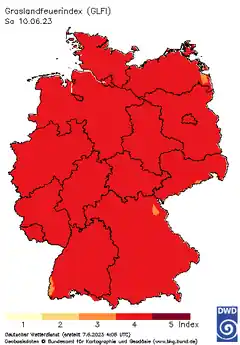 Staubtrocken: Erhöhte Brandgefahr