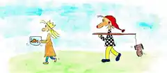 Kasperl und der Goldfisch der Prinzessin