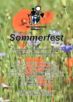Falkner kommt zum Sommerfest