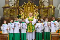 Neue Ministranten in der Pfarrgemeinde
