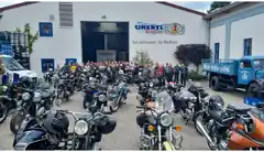 Royal Enfield Biker besuchten Haag