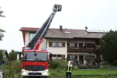 Es war ein Blitzeinschlag