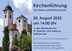 Kirchenführung für Gäste und Einheimische