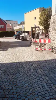 Bagger da, Internet weg