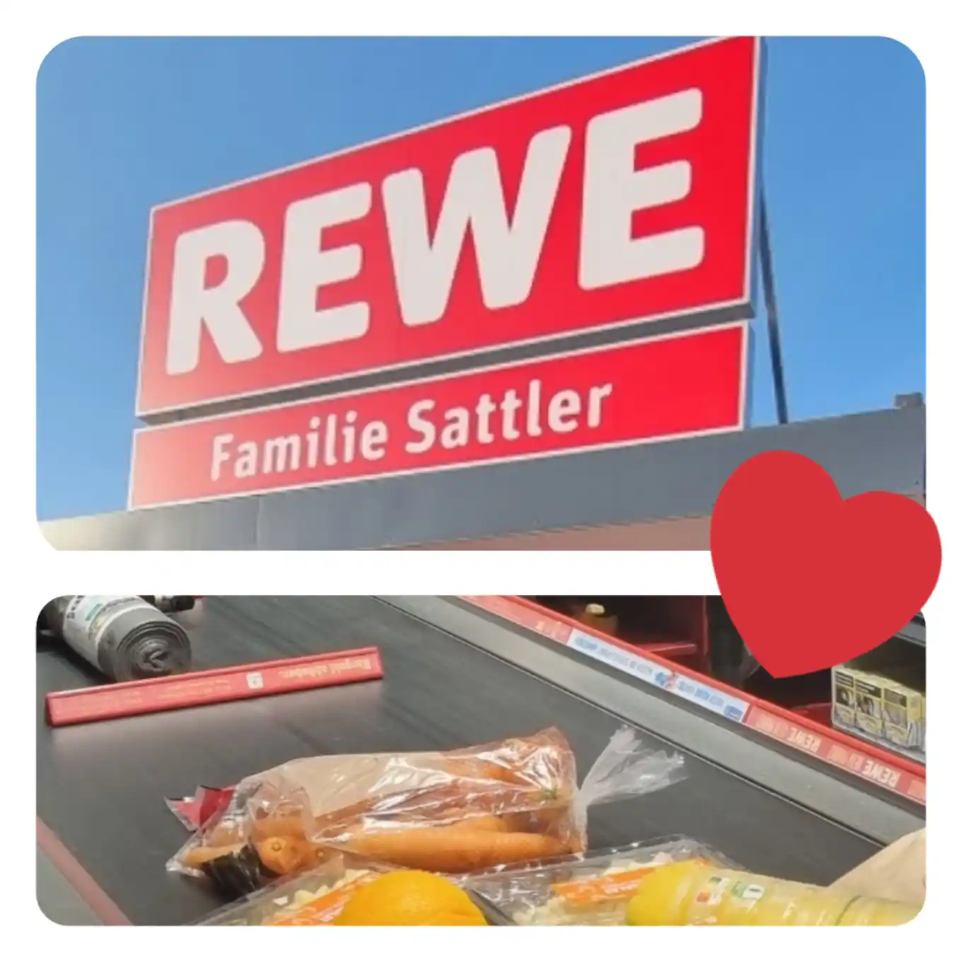 Rewe-Markt Sattler als Flirt-Ort