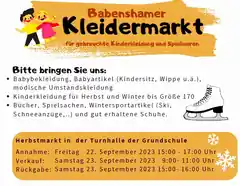 Beliebter Markt in der Turnhalle