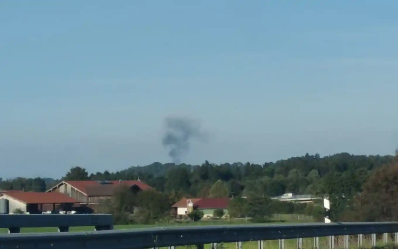 Ein 40.000-Euro-Traktor in Flammen