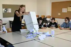 Juniorwahl am Gymnasium