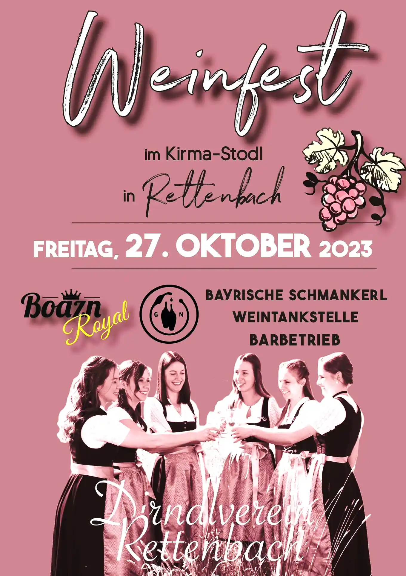Weinfest mit dem Dirndlverein
